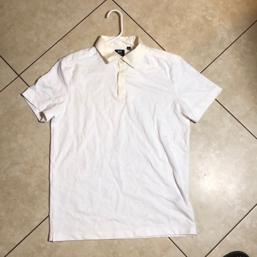 Uniqlo X Theory white Polo